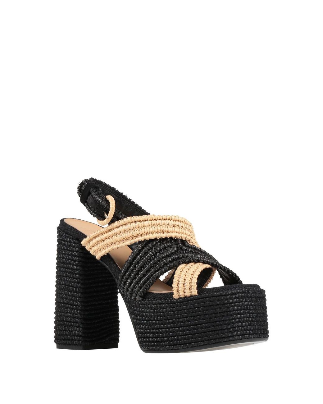 Castaner Black Sandale