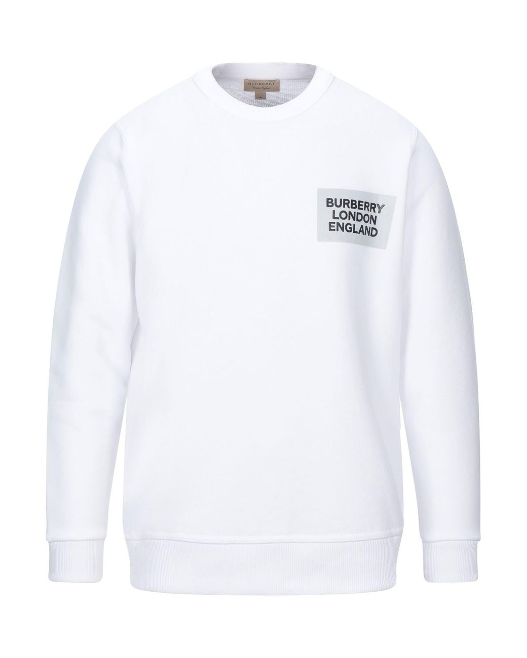 Burberry Sweatshirt in White for Men - Lyst