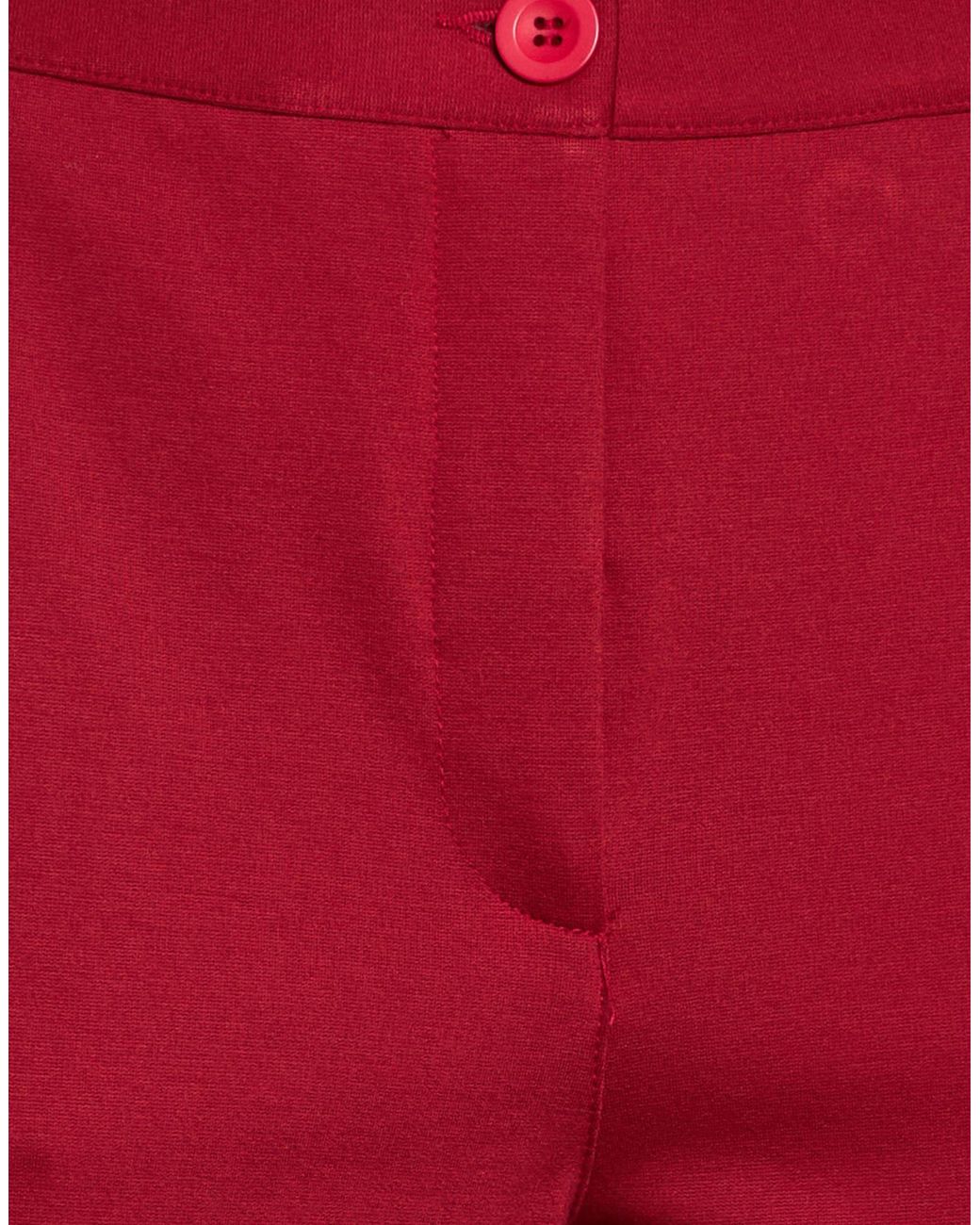 Dixie Red Pants Viscose, Polyamide, Elastane