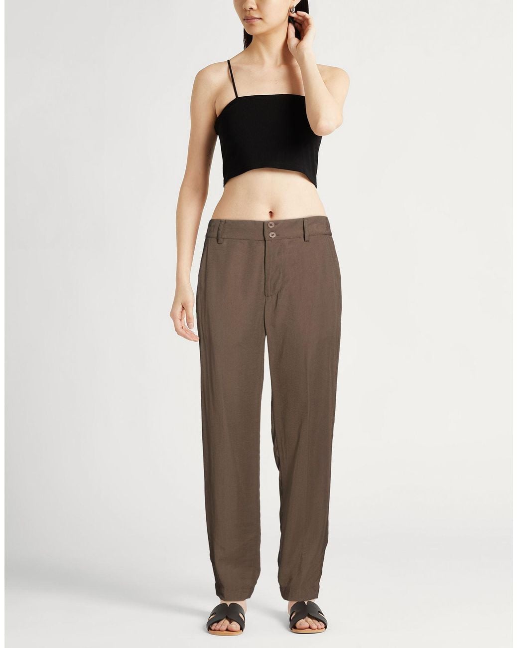 Gentry Portofino Brown Trouser