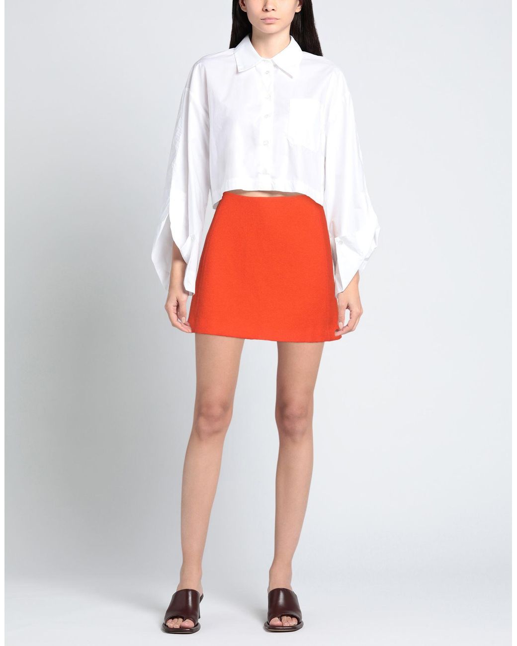 Alysi Red Mini Skirt