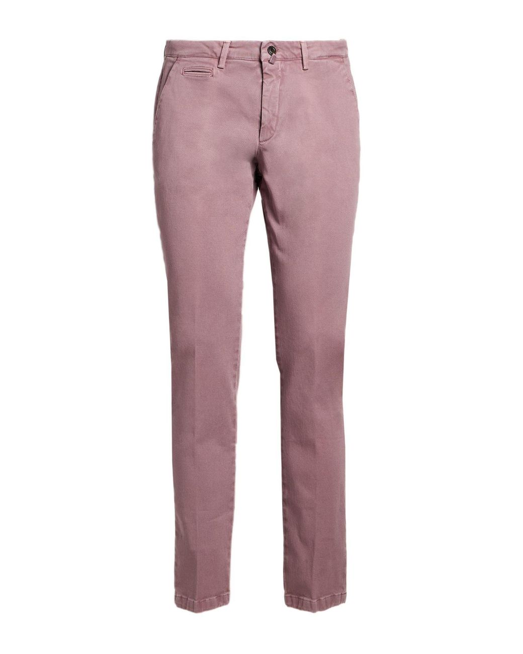 Briglia 1949 Purple Antique Rose Pants Cotton, Elastane for men