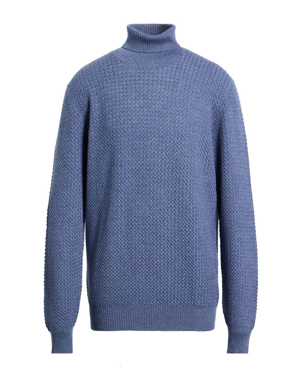 Gran Sasso Blue Turtleneck for men