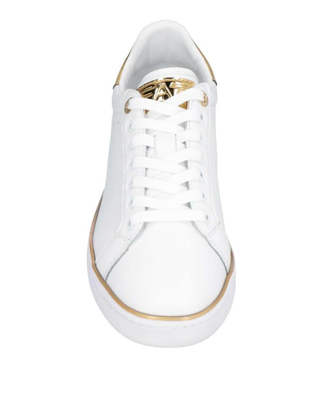 EA7 White Sneakers Cow Leather
