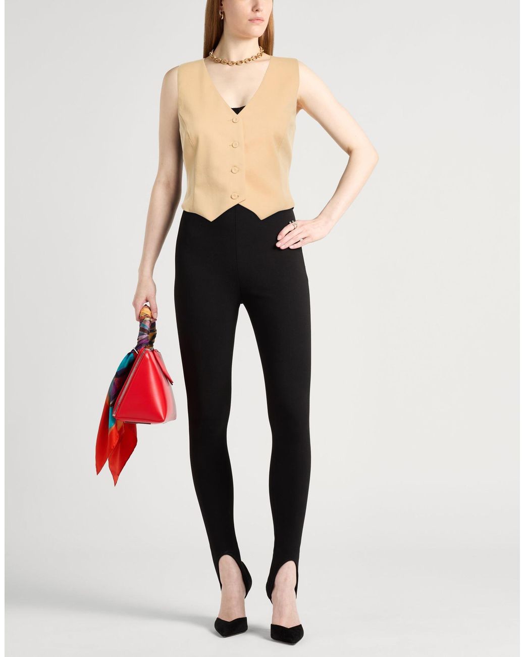 Liviana Conti Natural Tailored Vests