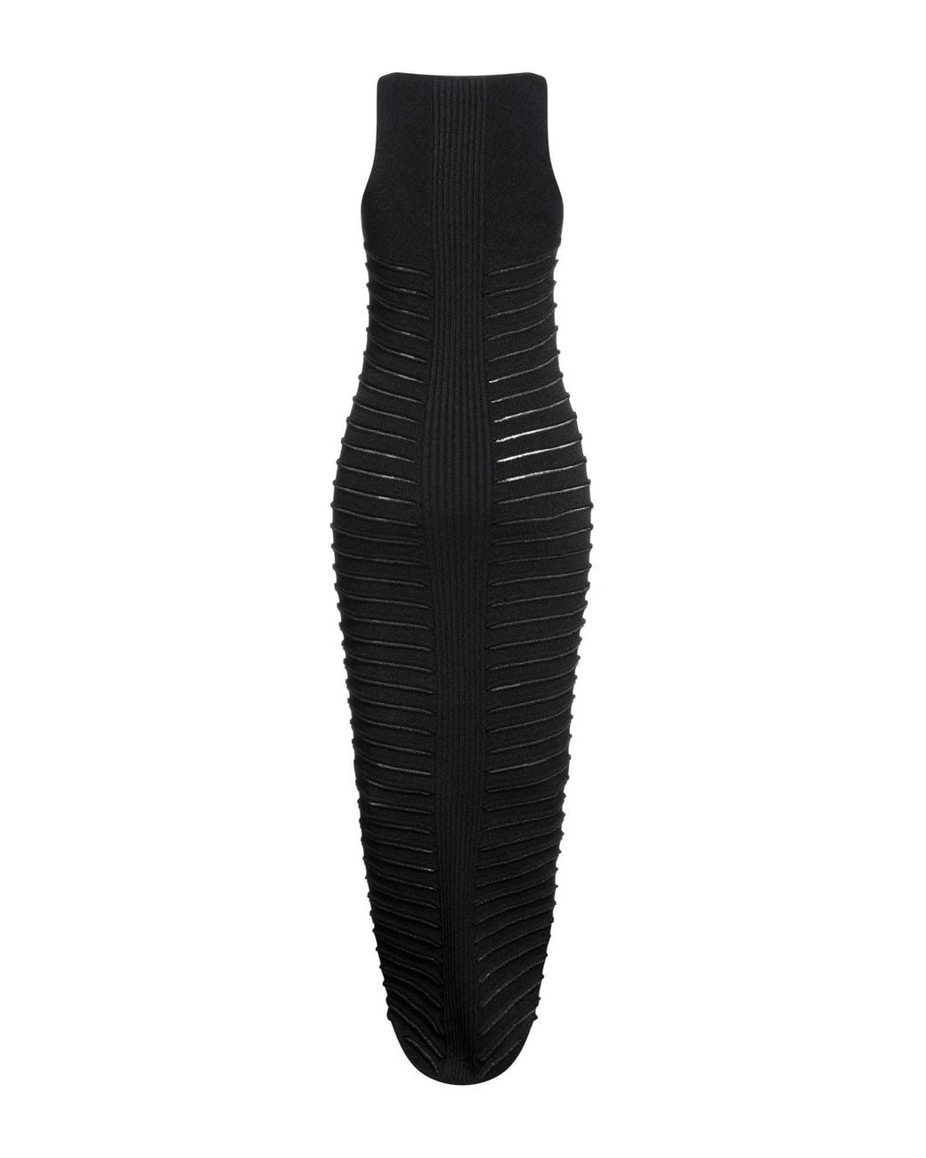 Balmain Black Midi Dress