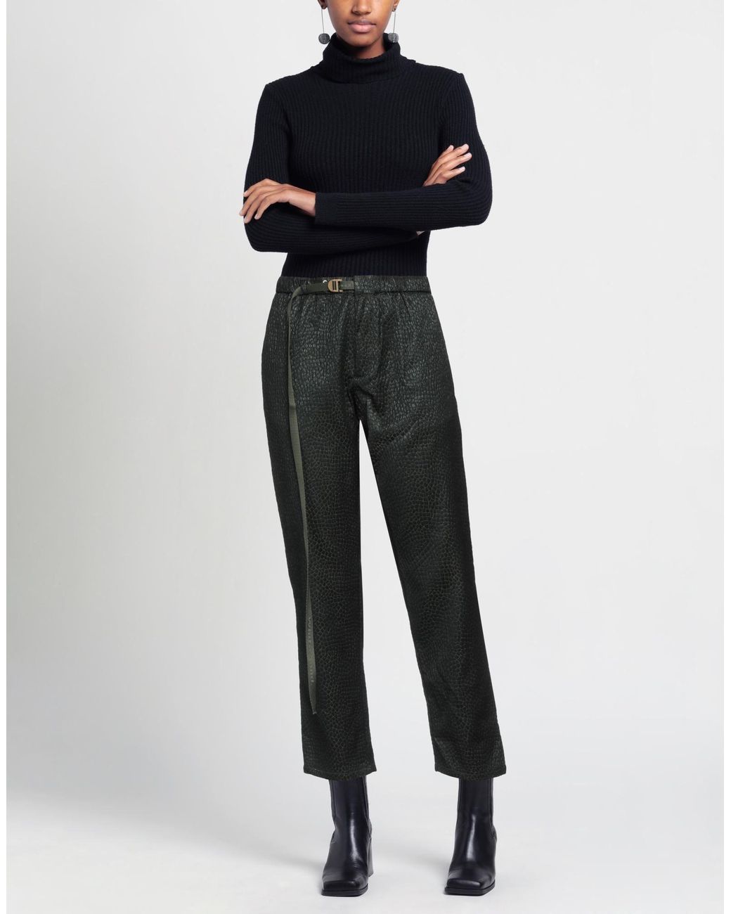 White Sand Black Trouser