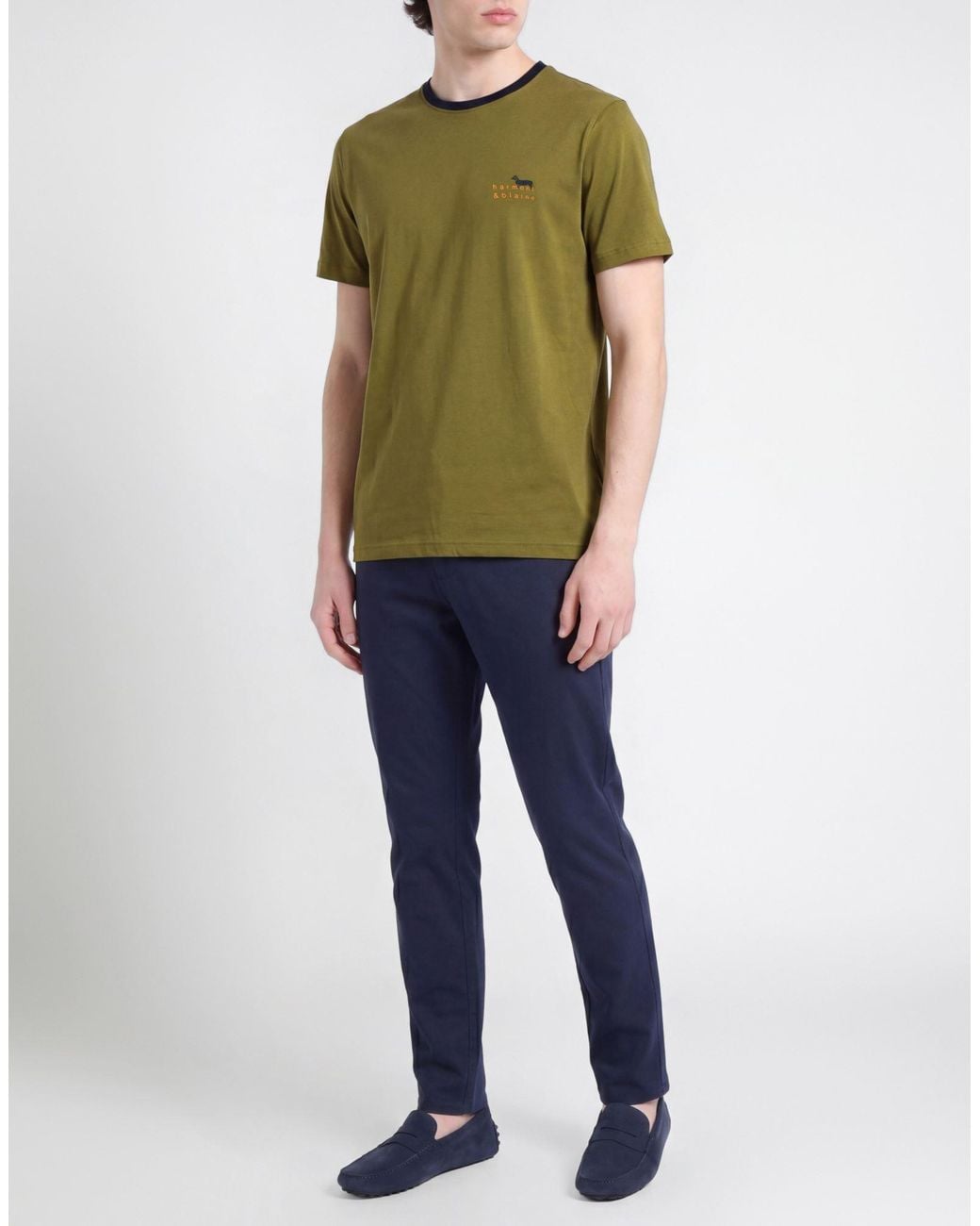 Harmont & Blaine Green T-Shirt Cotton for men