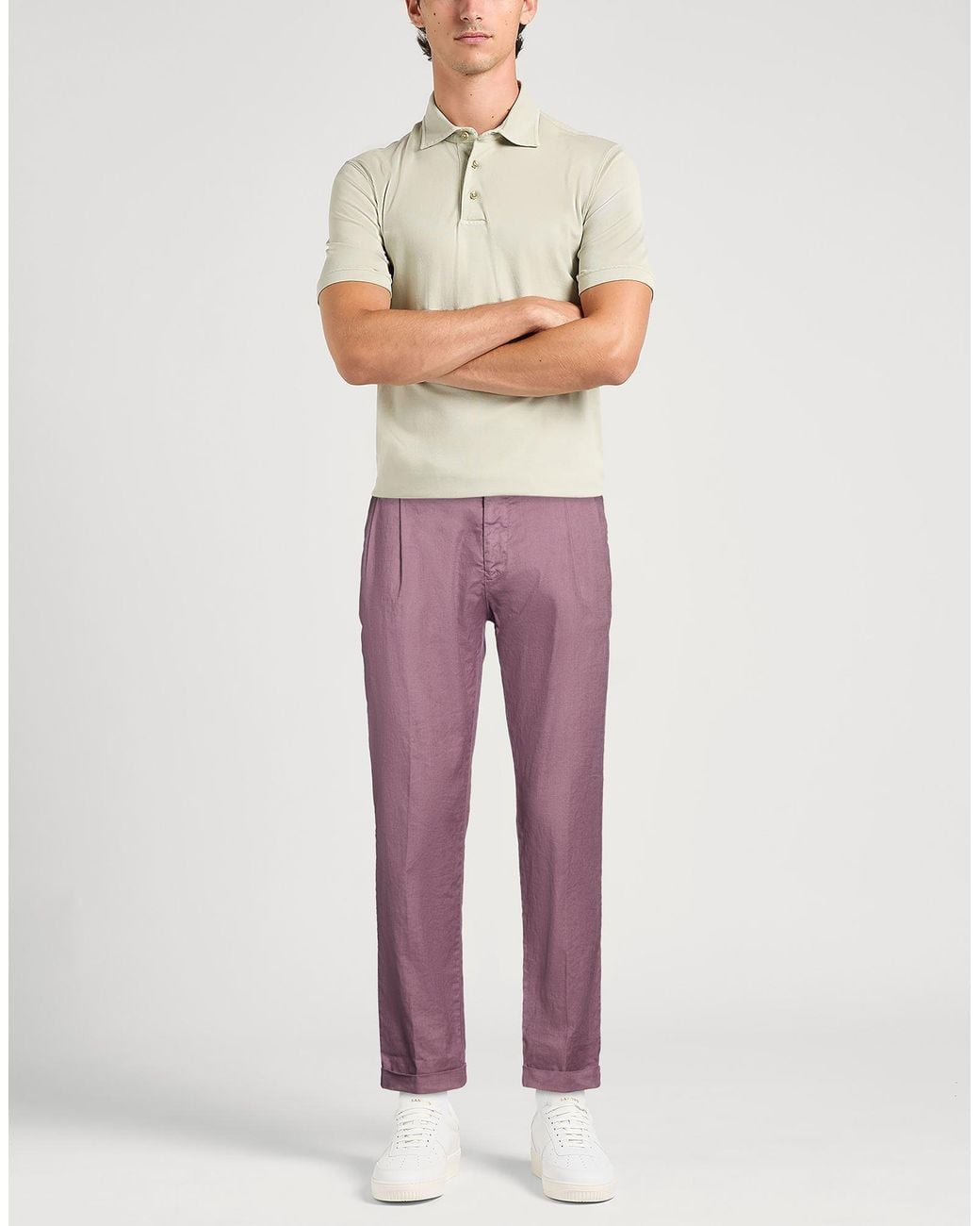 Berwich Purple Pants for men