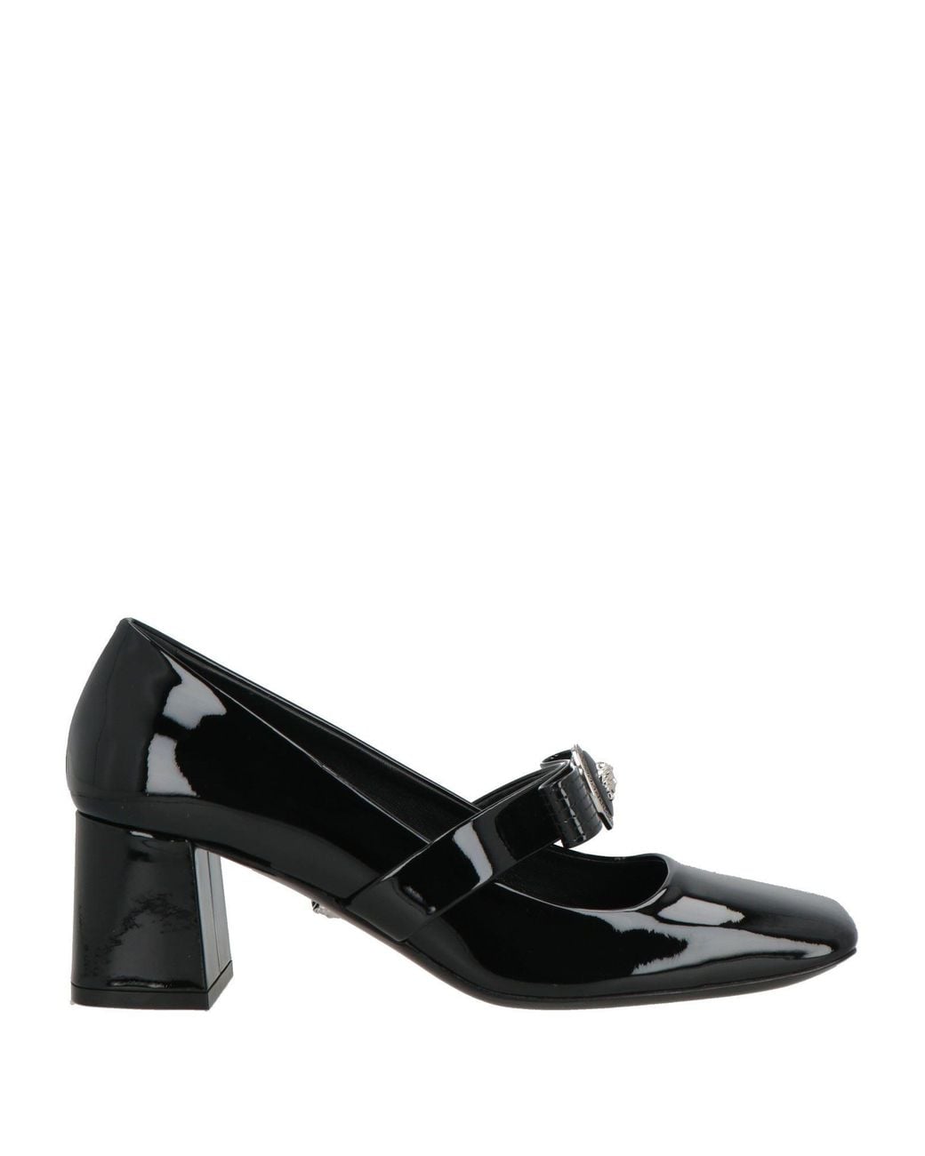 Versace Black Pumps Leather