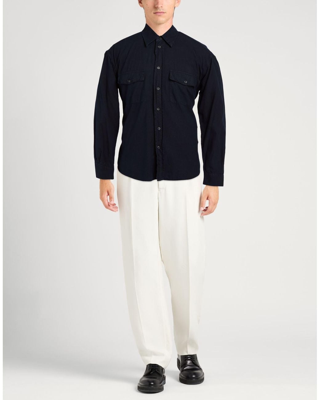 Barena Blue Shirt for men
