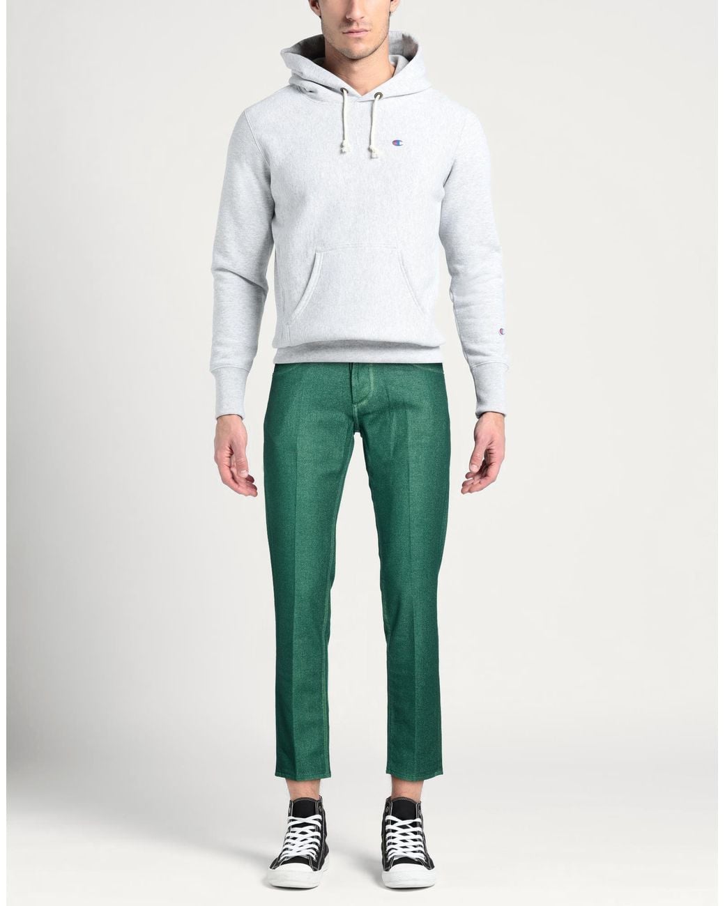 Entre Amis Green Pants for men