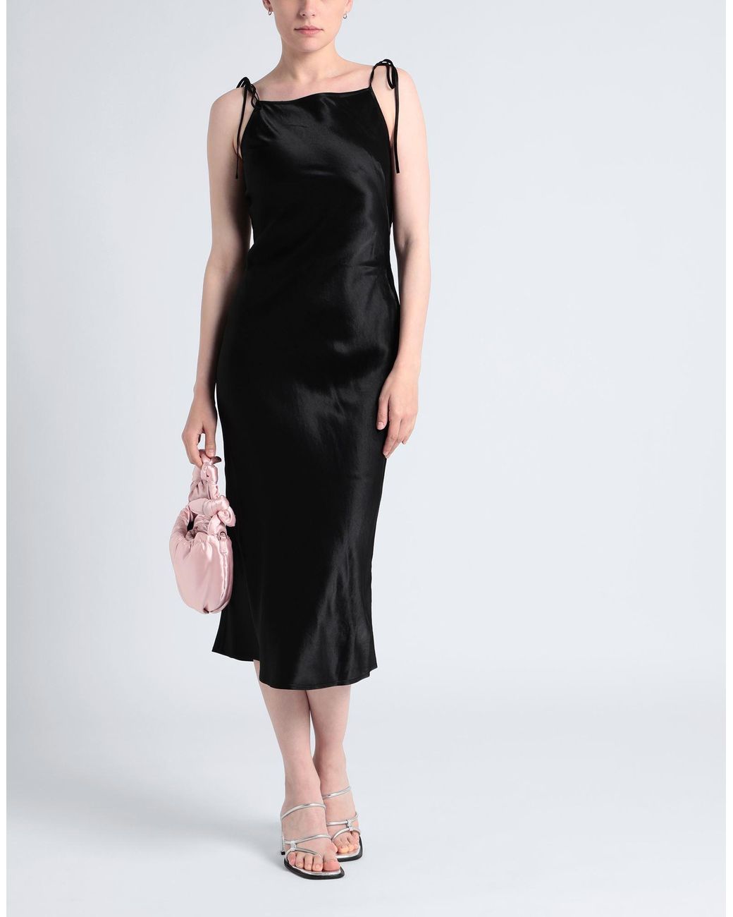 ARKET Midi Dress in Black | Lyst