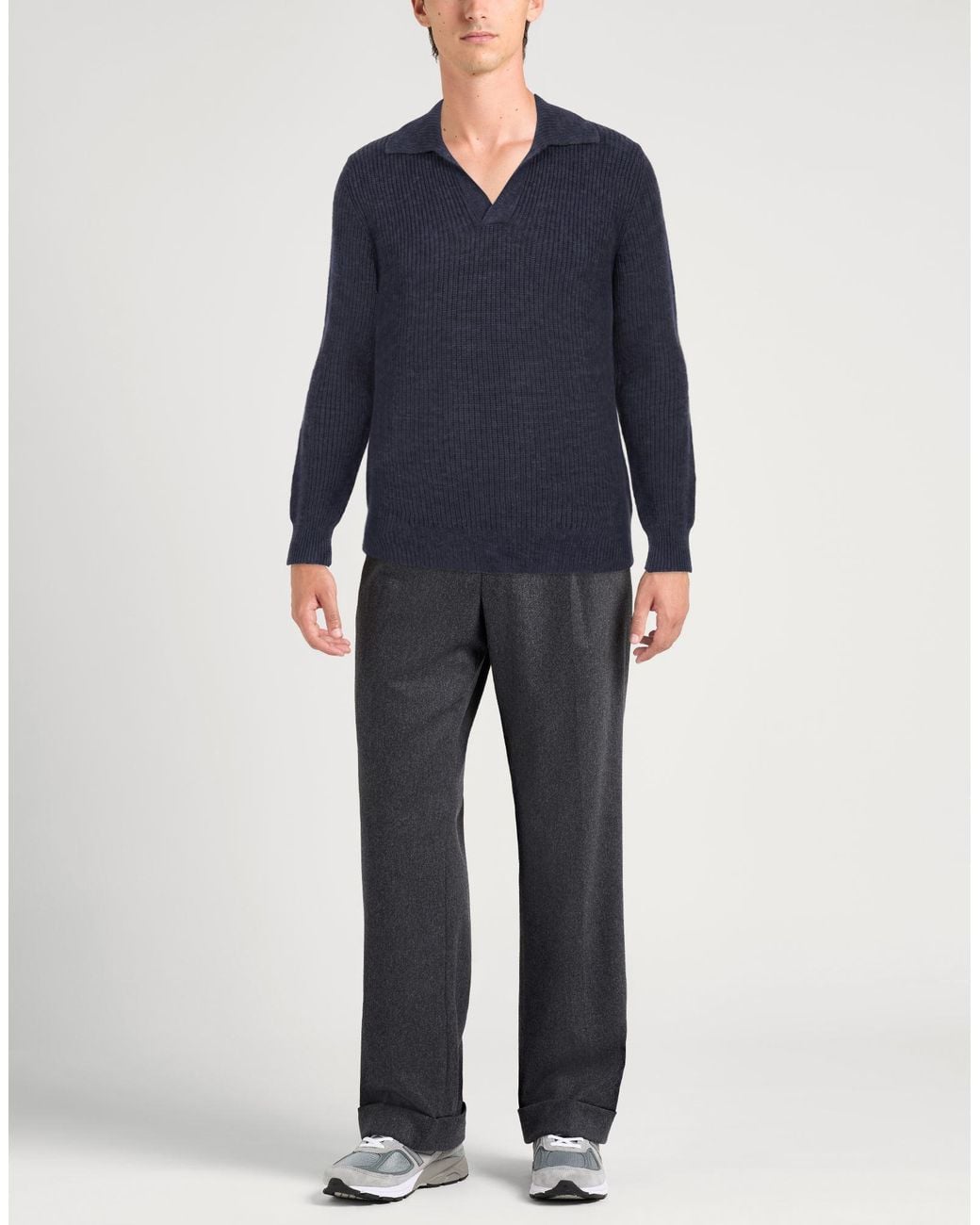 Gran Sasso Blue Sweaters for men