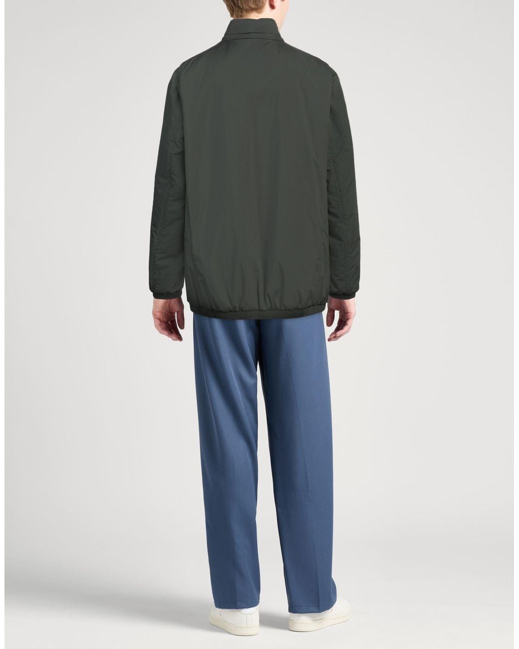 Moorer Green Jacket Polyester for men