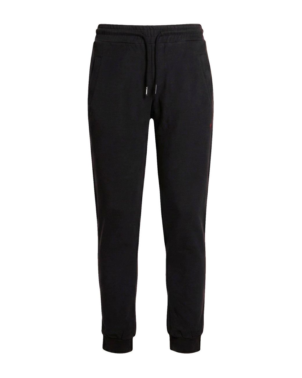 Cooperativa Pescatori Posillipo Black Pants Cotton, Elastane for men