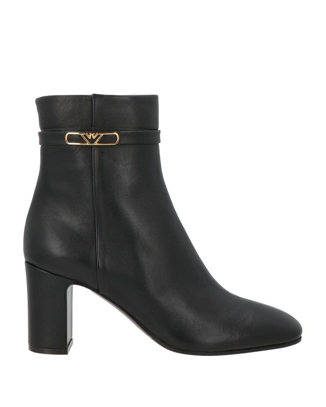 Emporio Armani Black Ankle Boots