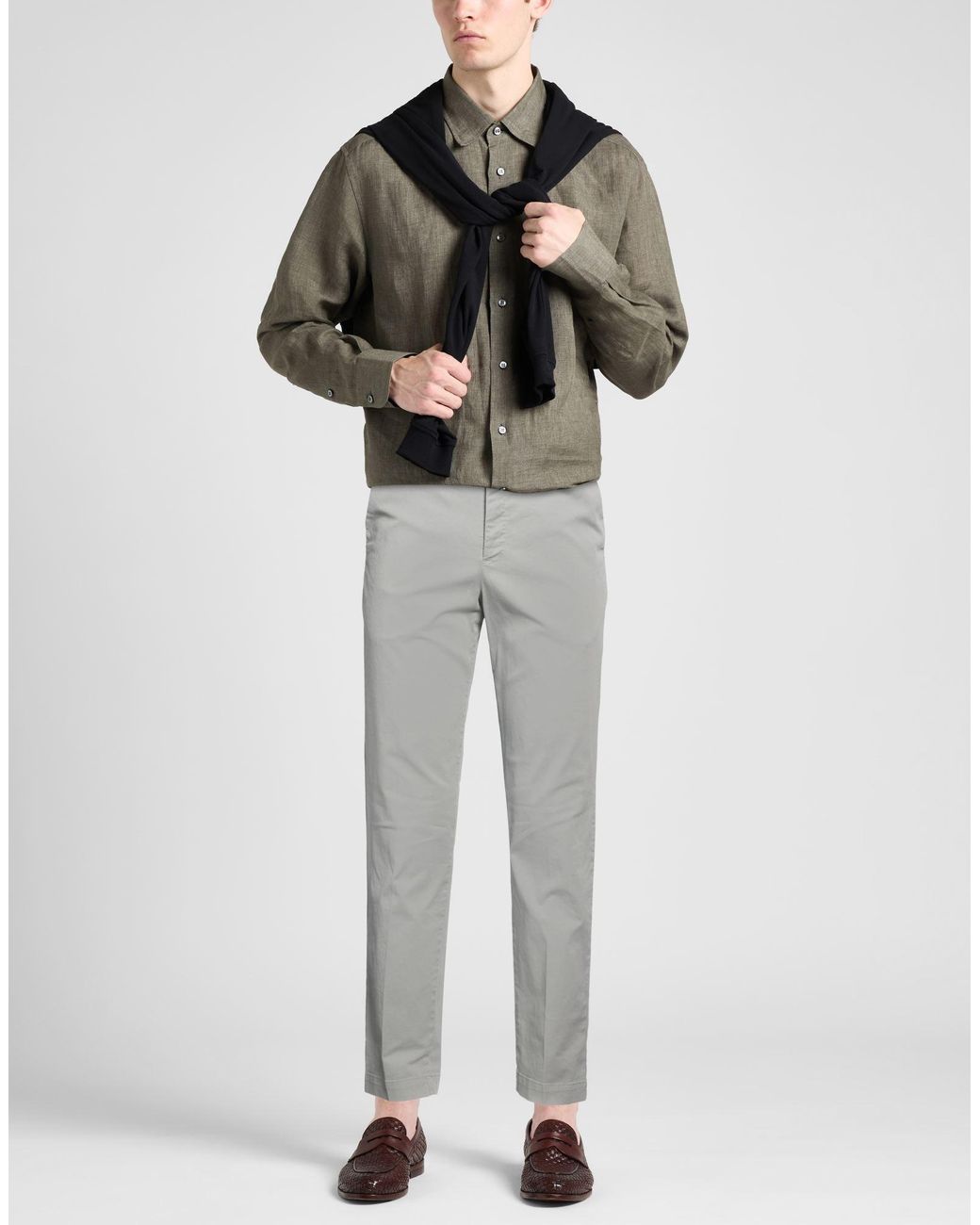 PT Torino Gray Trouser for men