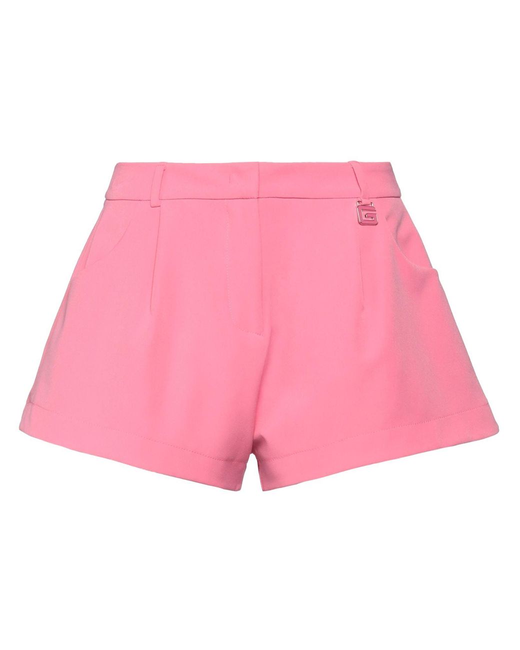 Gaelle Paris Pink Shorts & Bermuda Shorts Polyester, Elastane