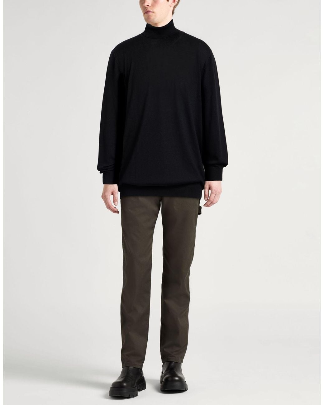Lardini Blue Turtleneck for men