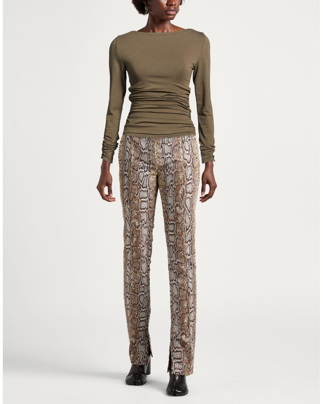 Rag & Bone Green Top Cotton, Modal, Elastane
