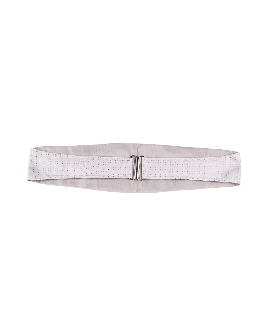 Corneliani White Belt Silk for men