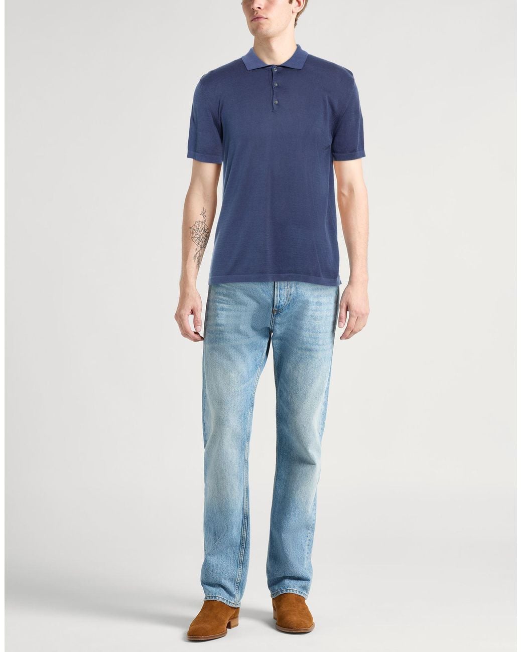 Crossley Blue Jumper for men