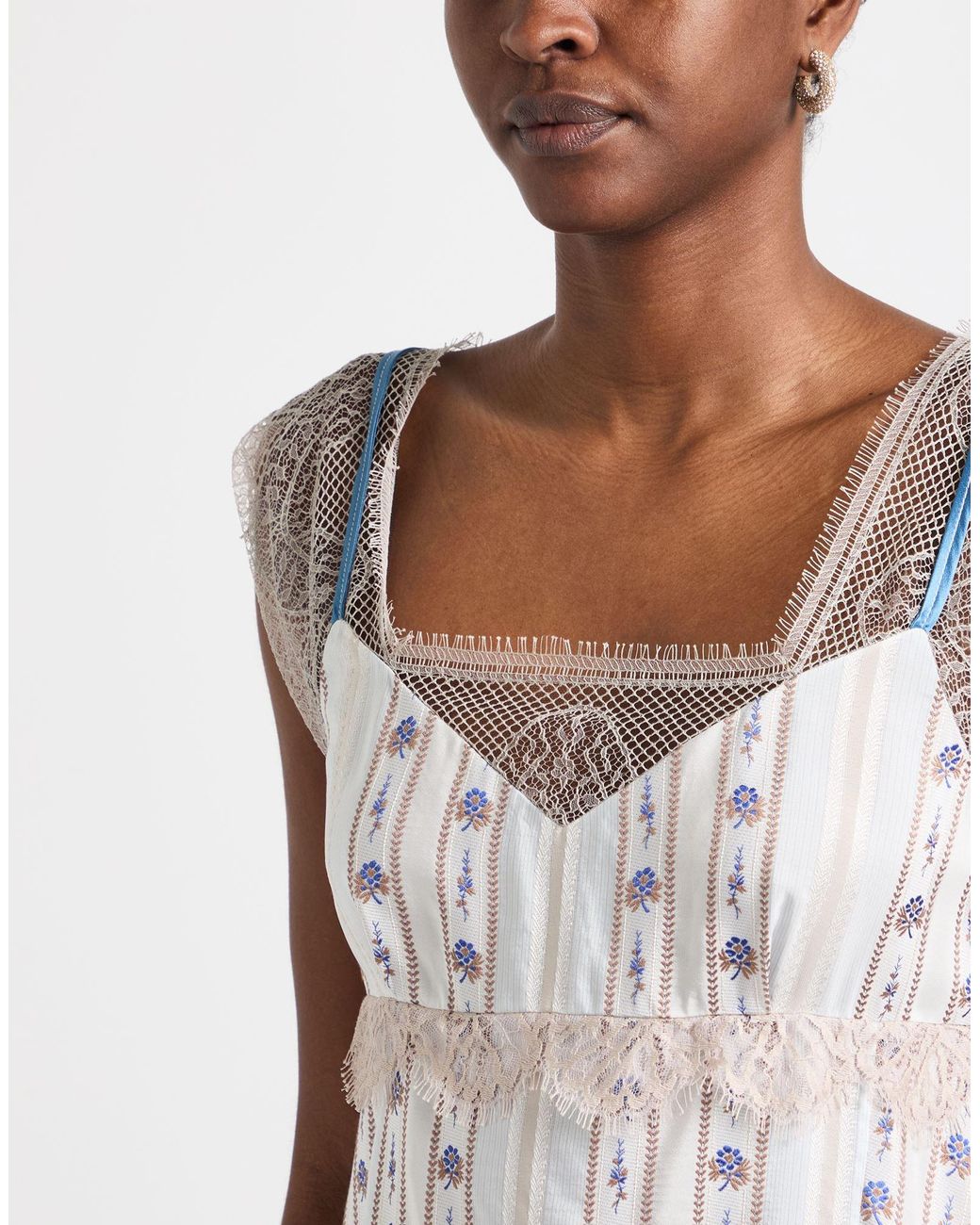 Lanvin Pink Top Silk, Polyamide, Cotton