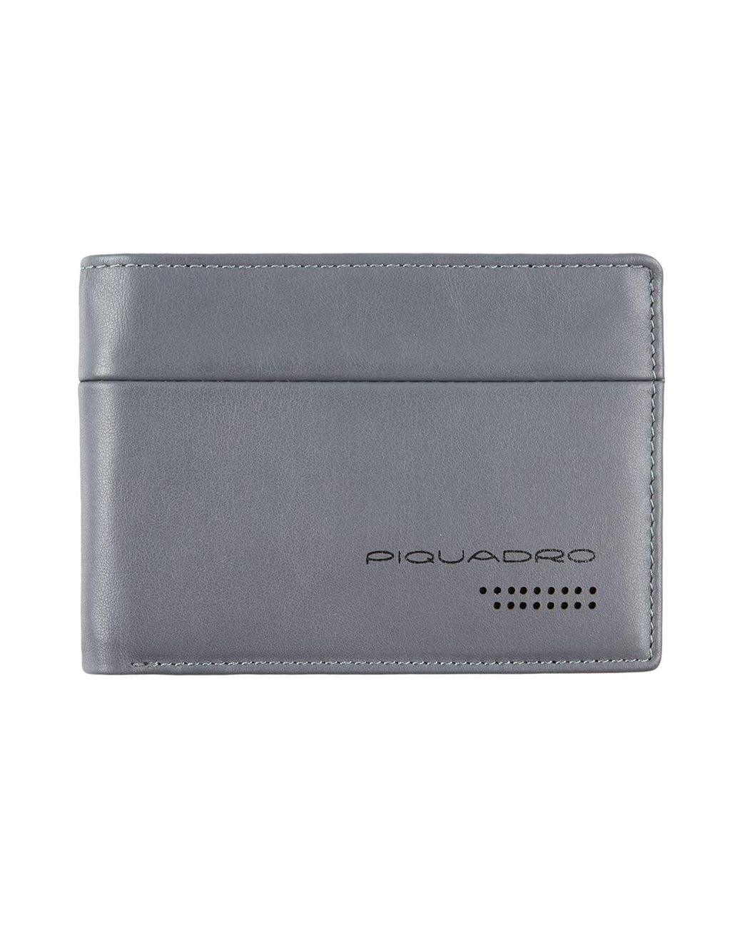 Piquadro Gray Wallet Leather for men