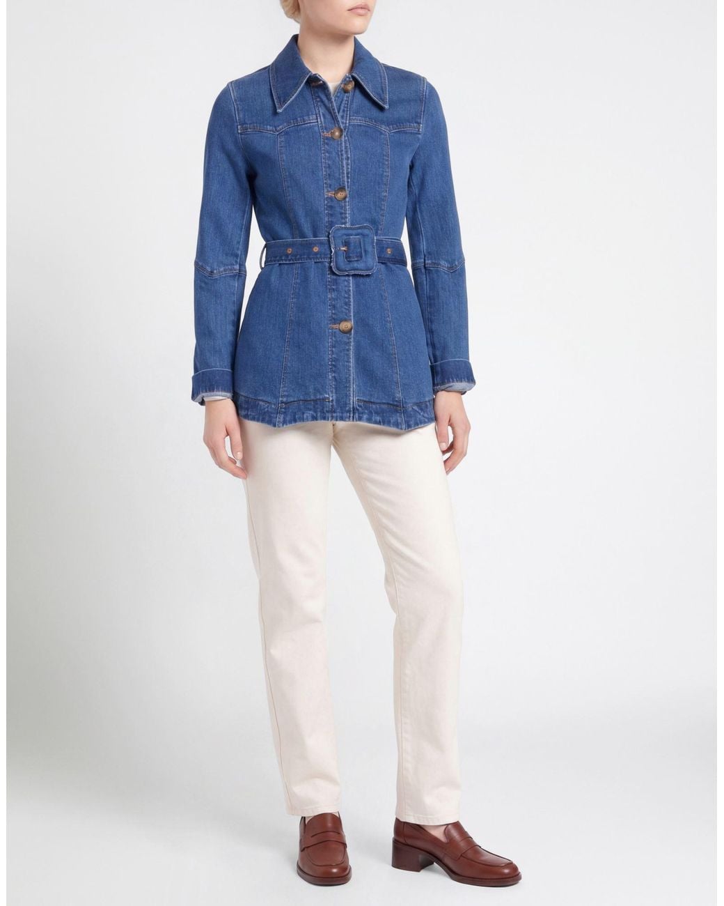Rejina Pyo Blue Denim Outerwear