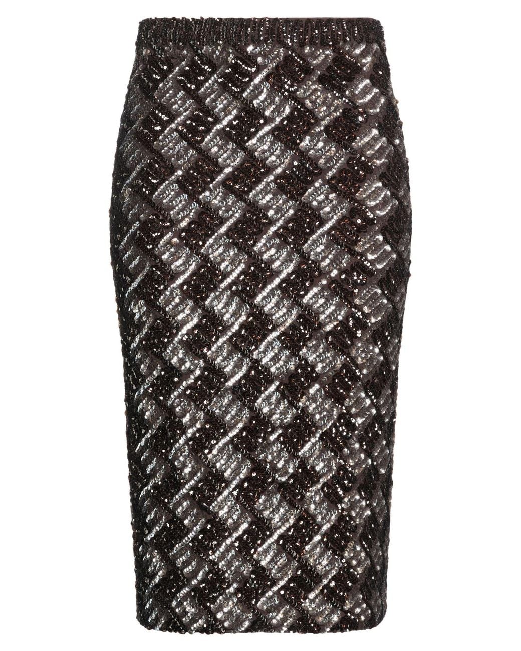 P.A.R.O.S.H. Black P.A.R.O..H. Midi Skirt