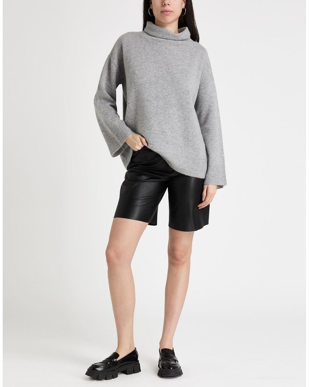 Aspesi Gray Rollkragenpullover