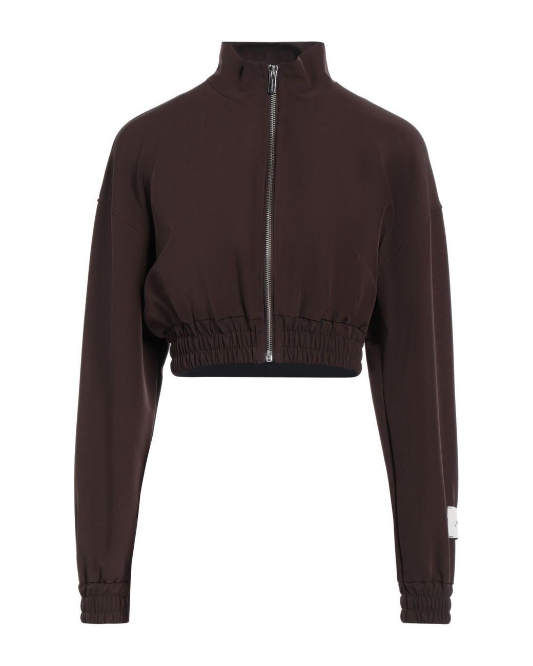 hinnominate Brown Dark Sweatshirt Polyester, Elastane