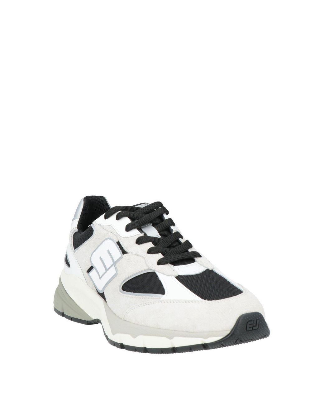 ENTERPRISE JAPAN White Light Sneakers Textile Fibers, Cow Leather for men