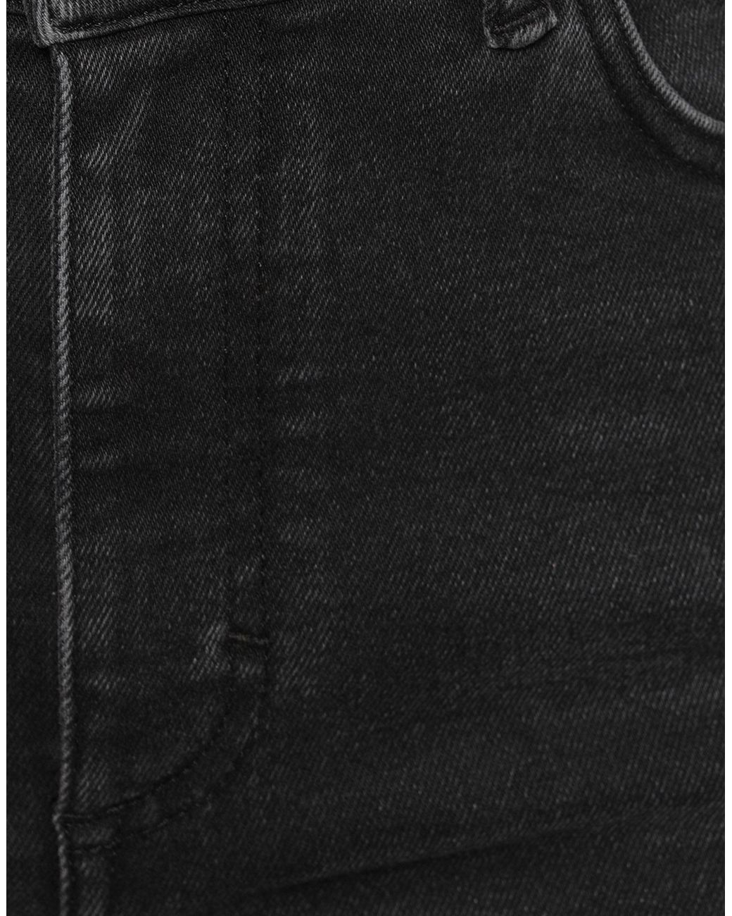 Acne Black Jeans Cotton, Polyester, Elastane
