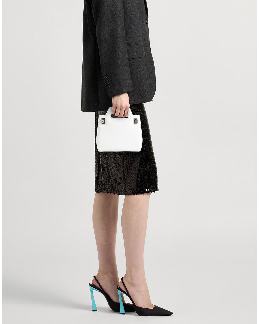 Ferragamo White Handbag
