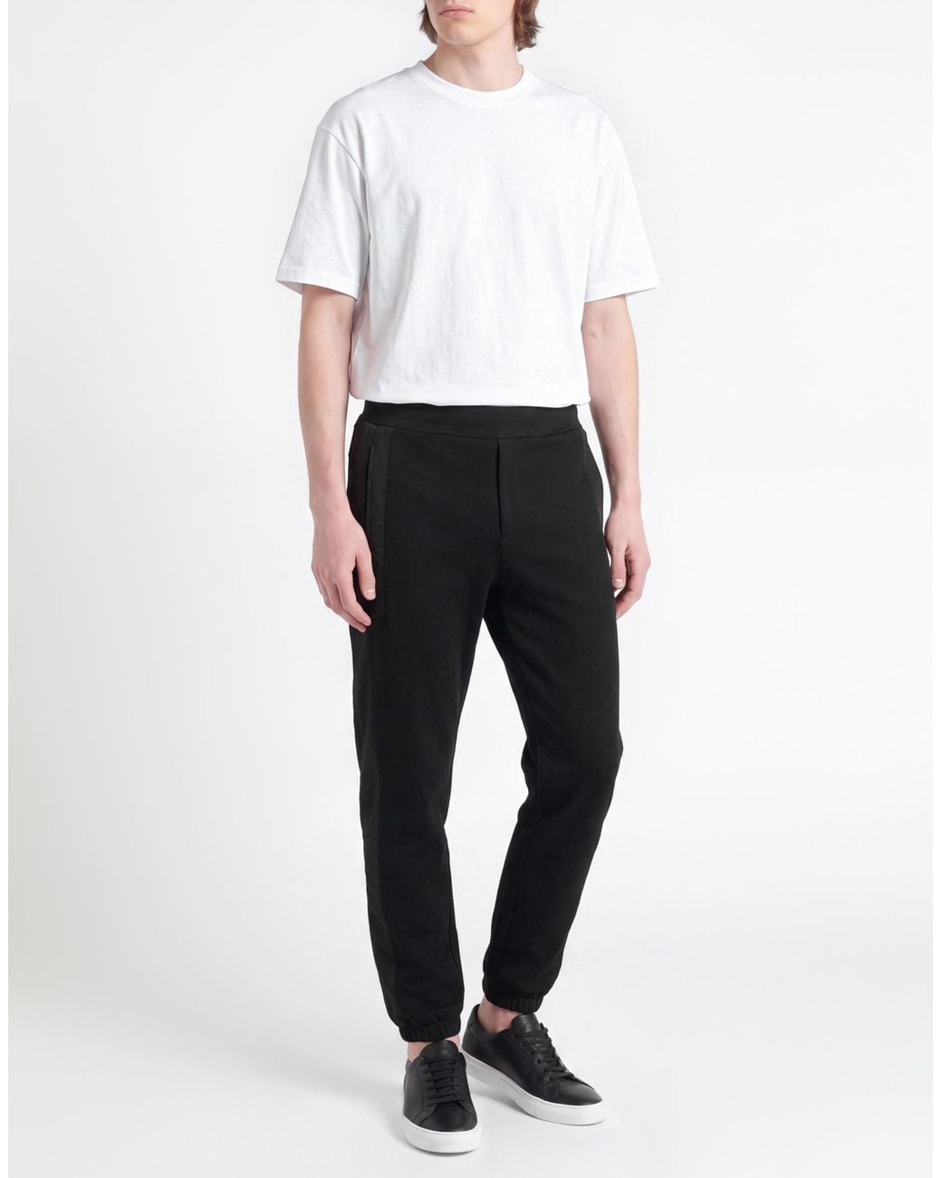 CoSTUME NATIONAL Black Pants Cotton for men