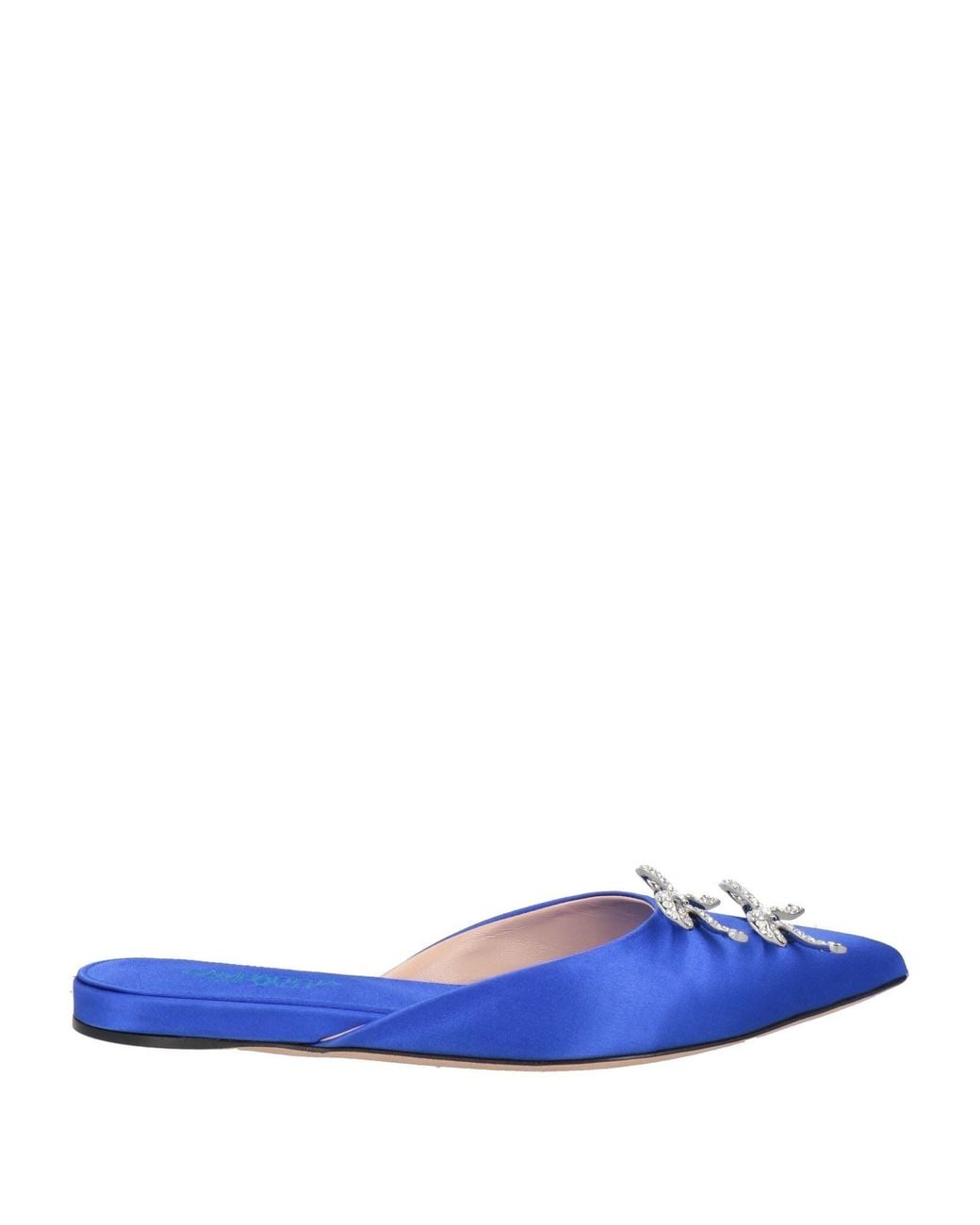 Giambattista Valli Blue Mules & Clogs Textile Fibers
