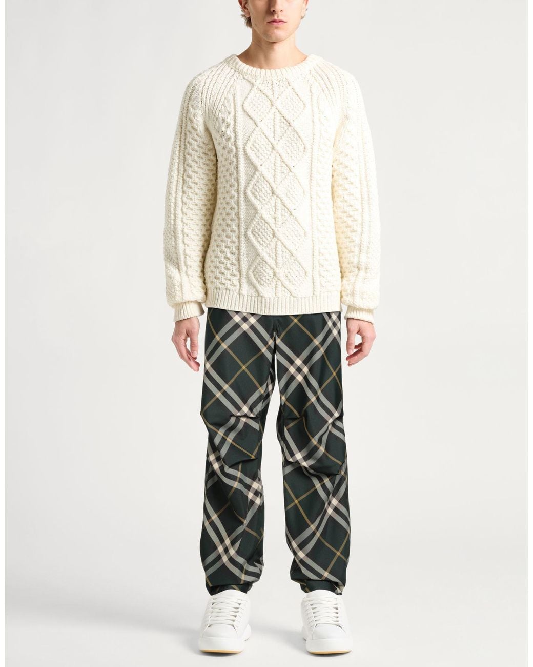 Burberry Gray Trouser for men