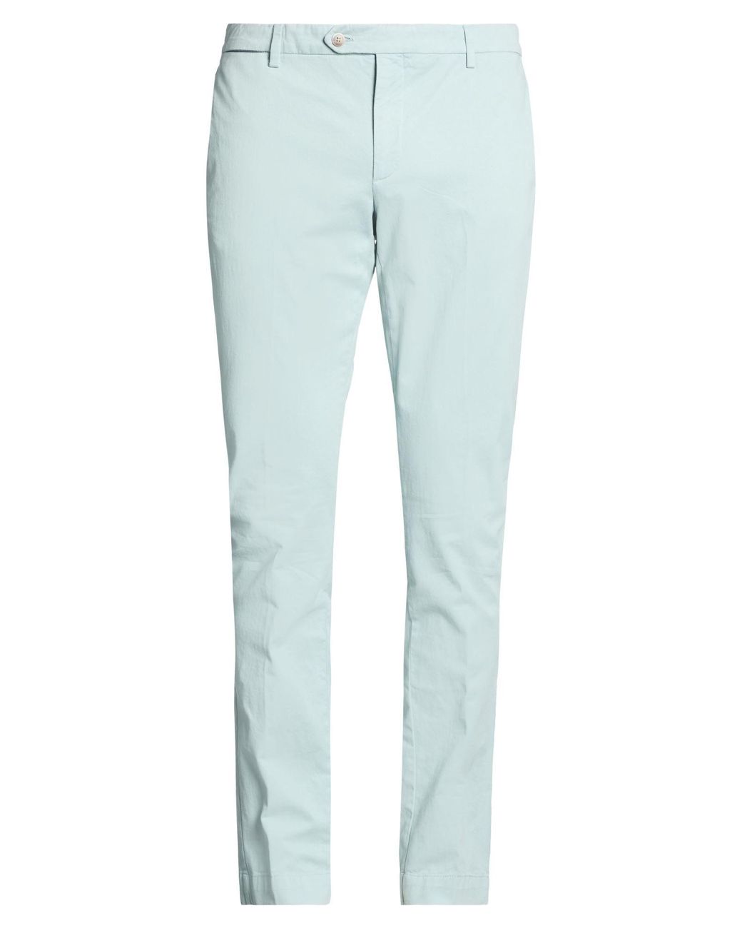 Hackett Blue Pants Cotton, Elastane for men
