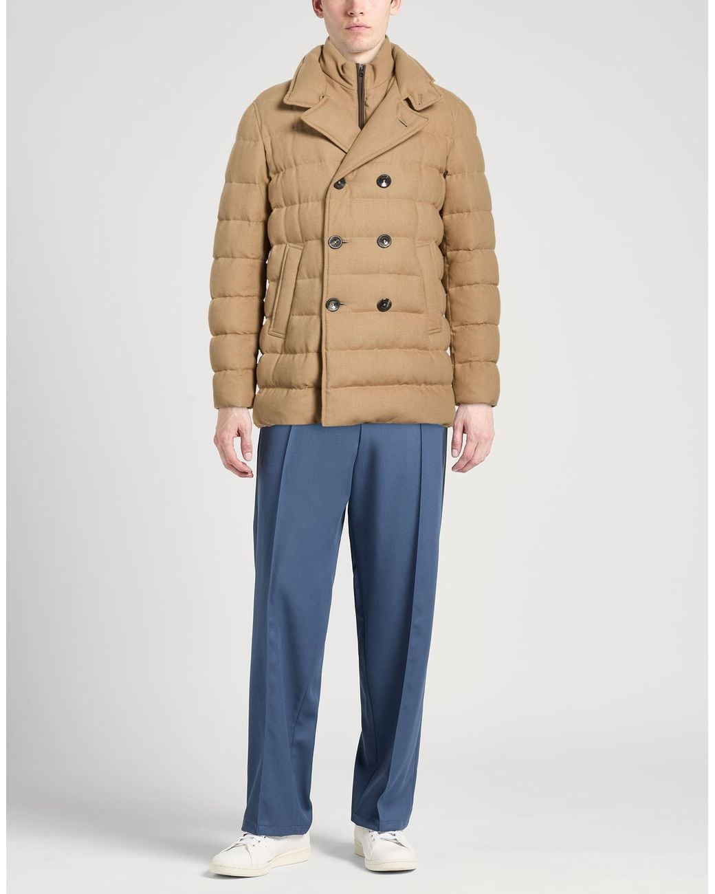 Tagliatore Natural Puffer Viscose, Virgin Wool for men