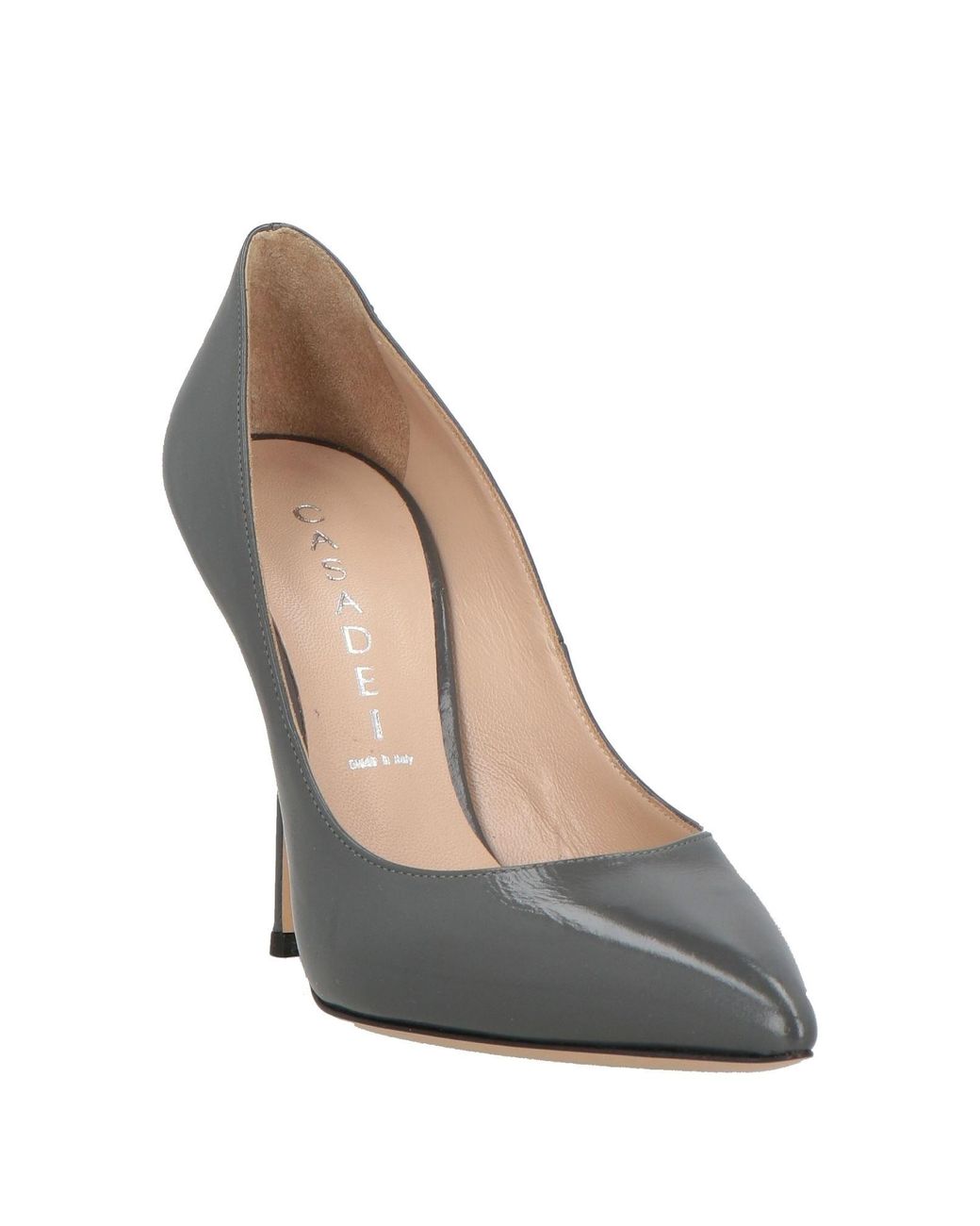 Casadei Gray Pumps Leather