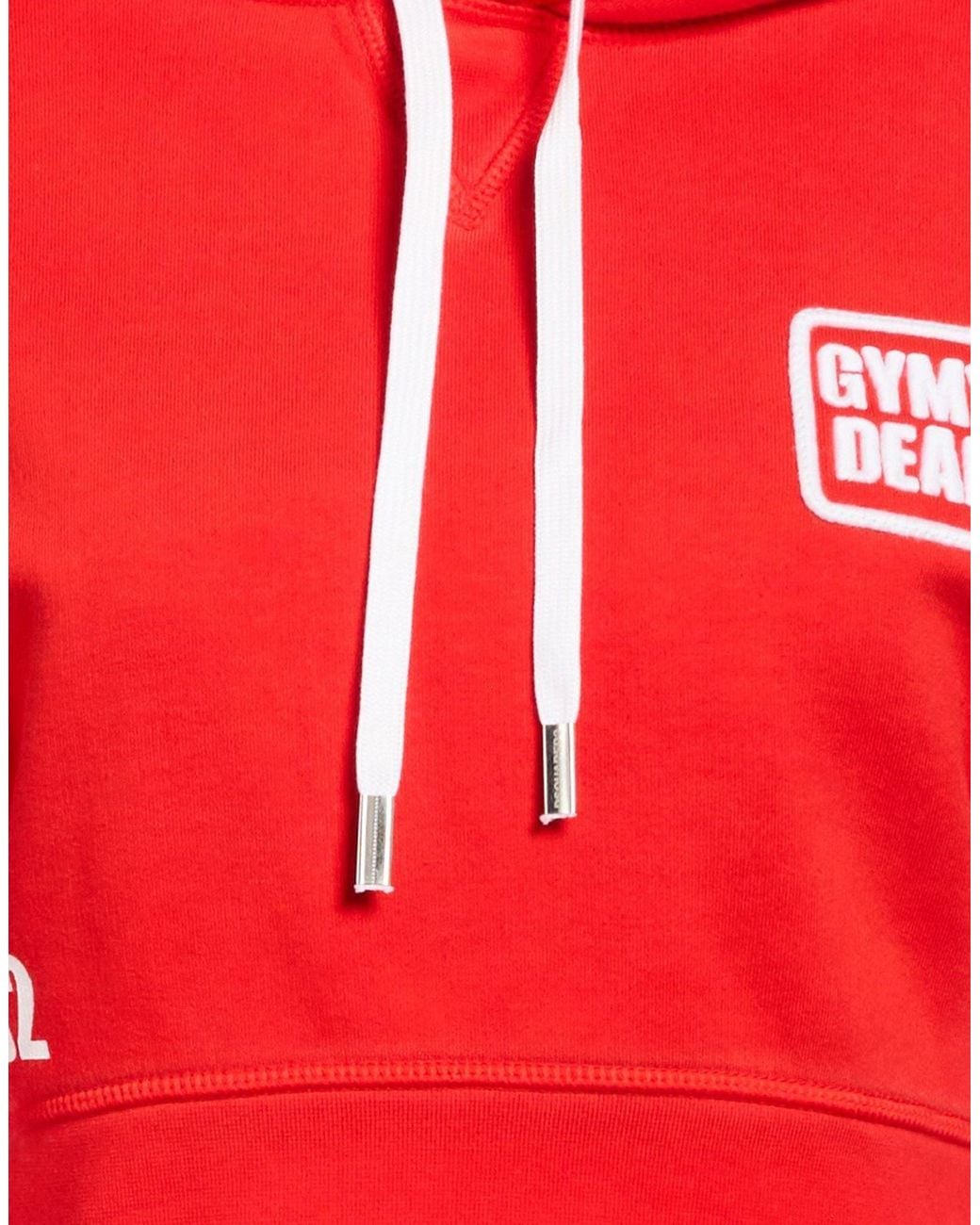 DSquared² Red Sweatshirt Cotton