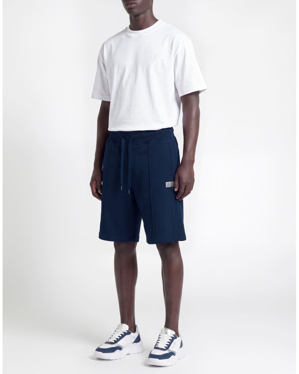 Versace Jeans Couture Blue Shorts & Bermuda Shorts Cotton for men