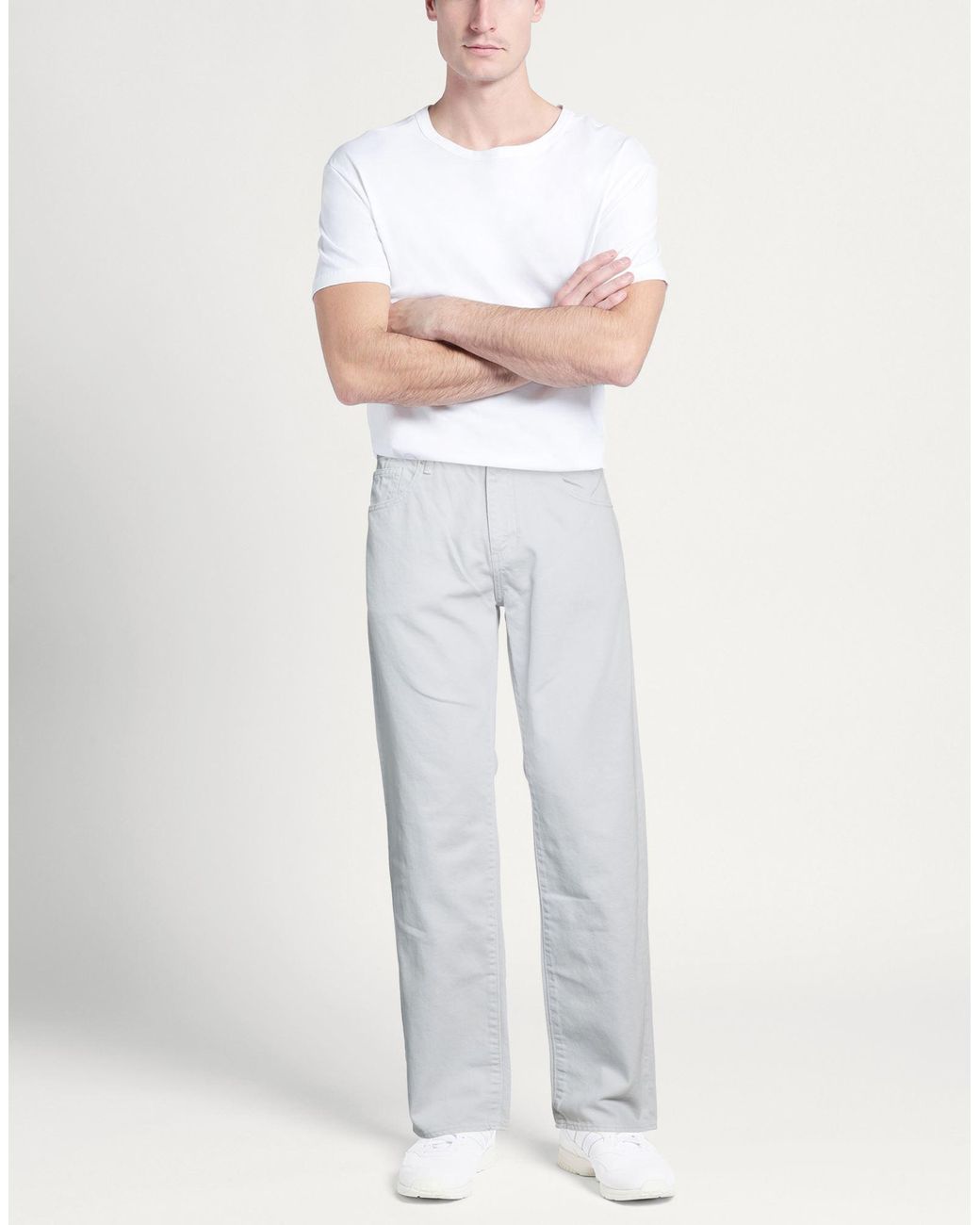 ARMANI EXCHANGE White Trouser for men