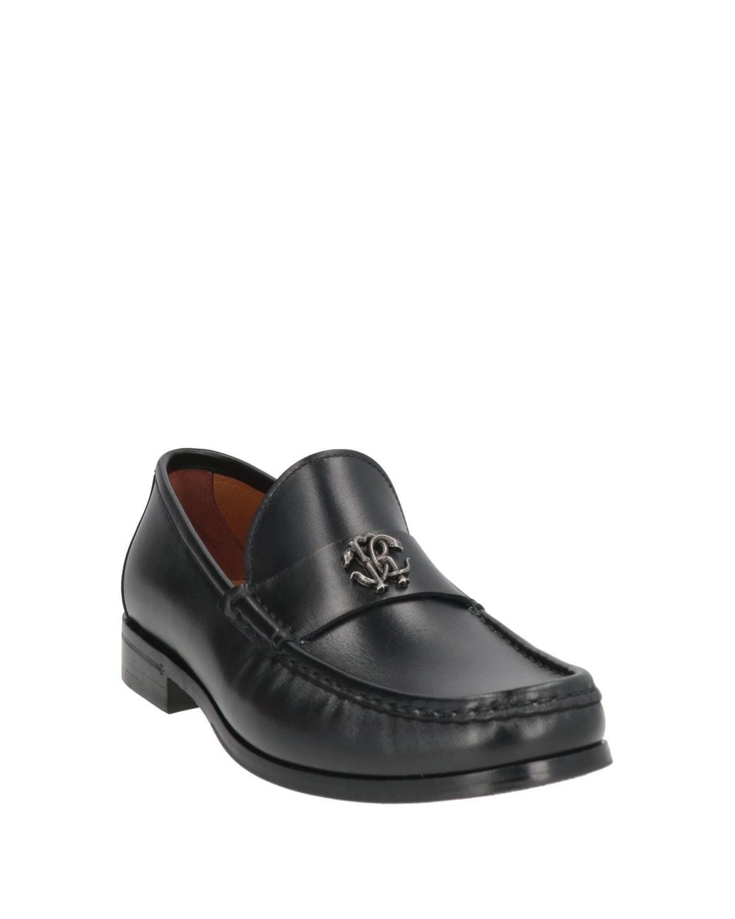 Roberto Cavalli Gray Loafers Leather for men