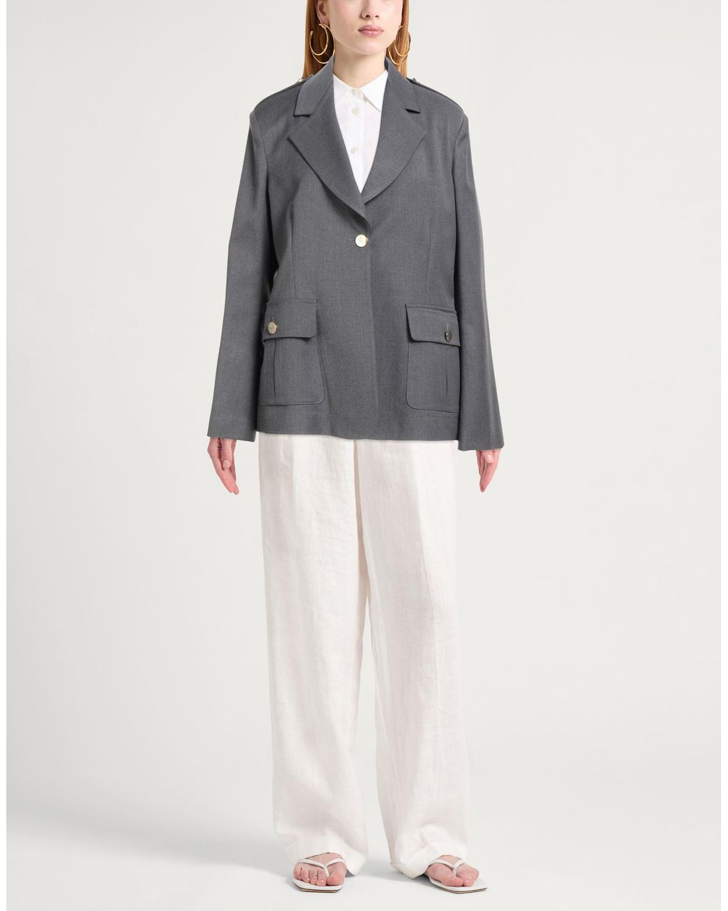 Cristinaeffe Gray Blazer