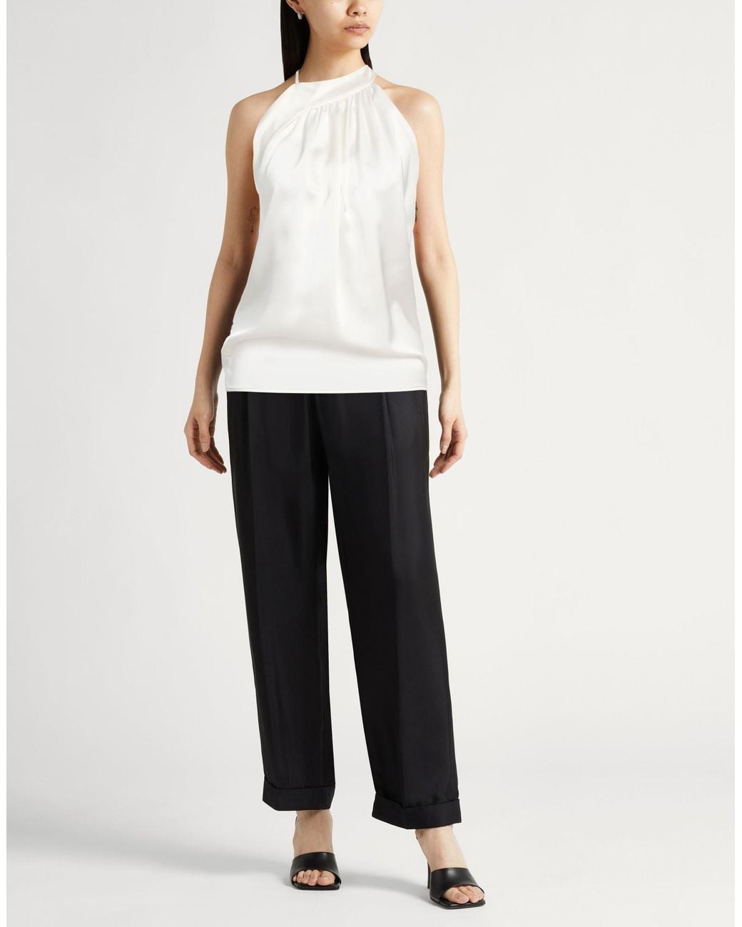 Brian Dales White Ivory Top Polyester
