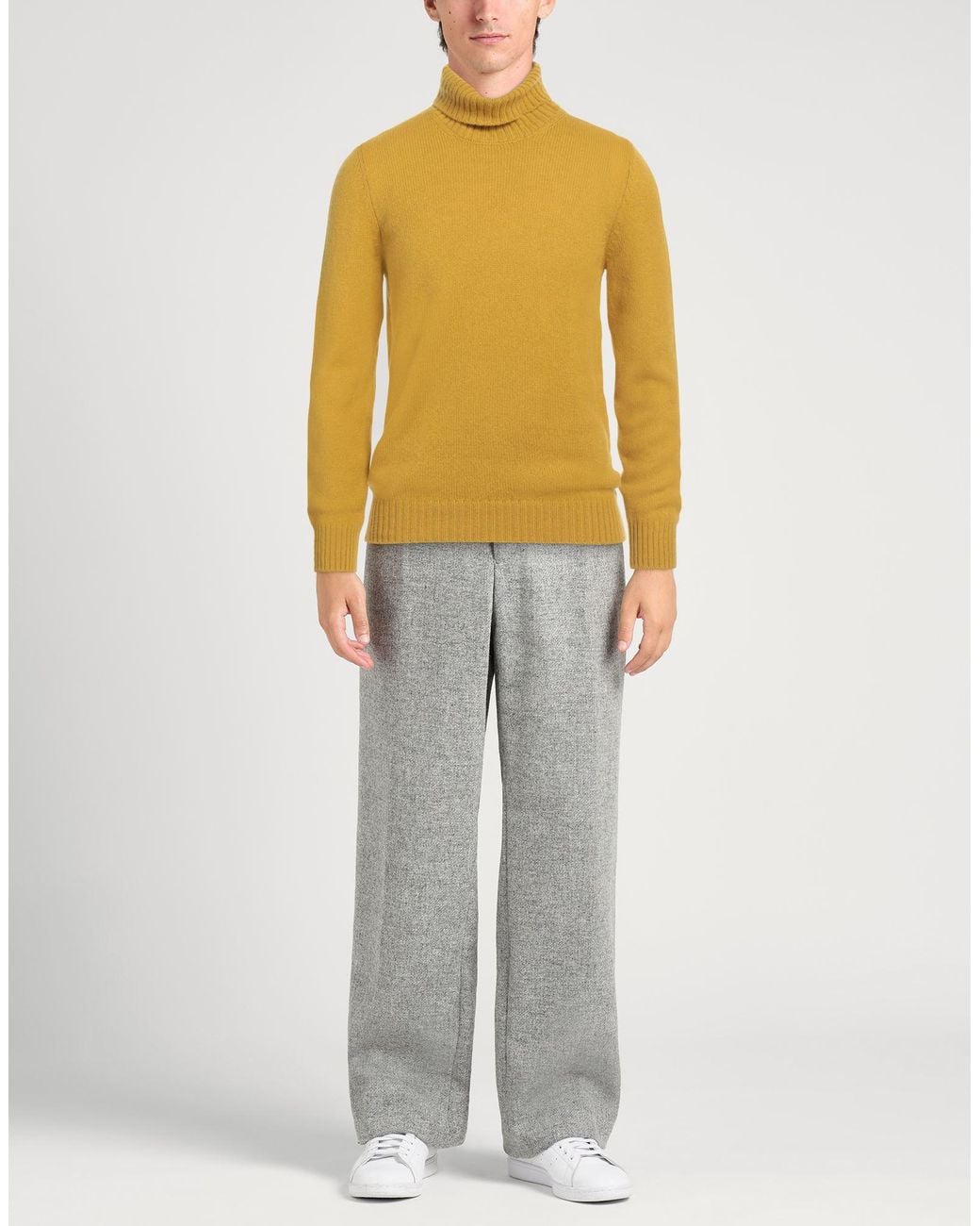 Gran Sasso Yellow Turtleneck for men
