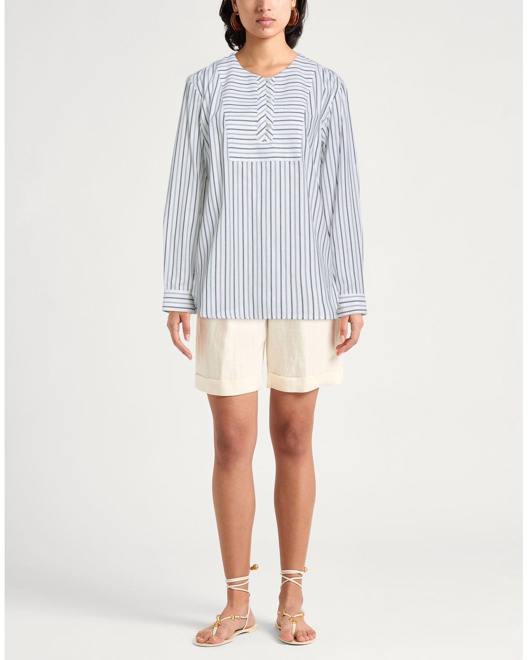 Top A.P.C. en coloris Blue